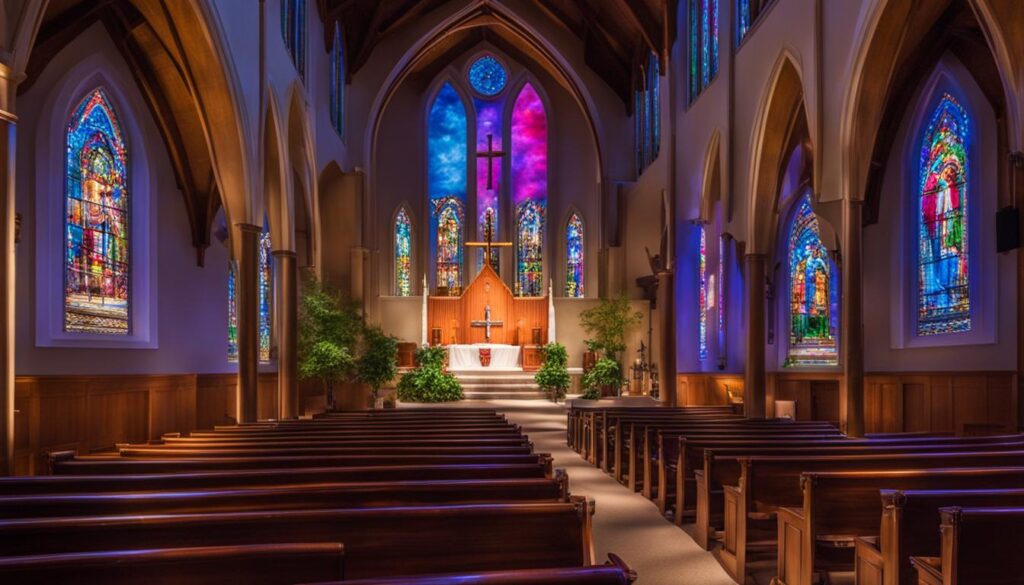 High-quality LED screen for church in Brookline