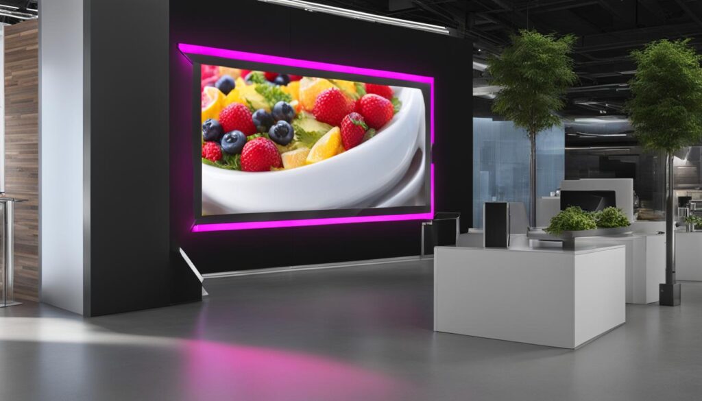 High-quality LED wall displays