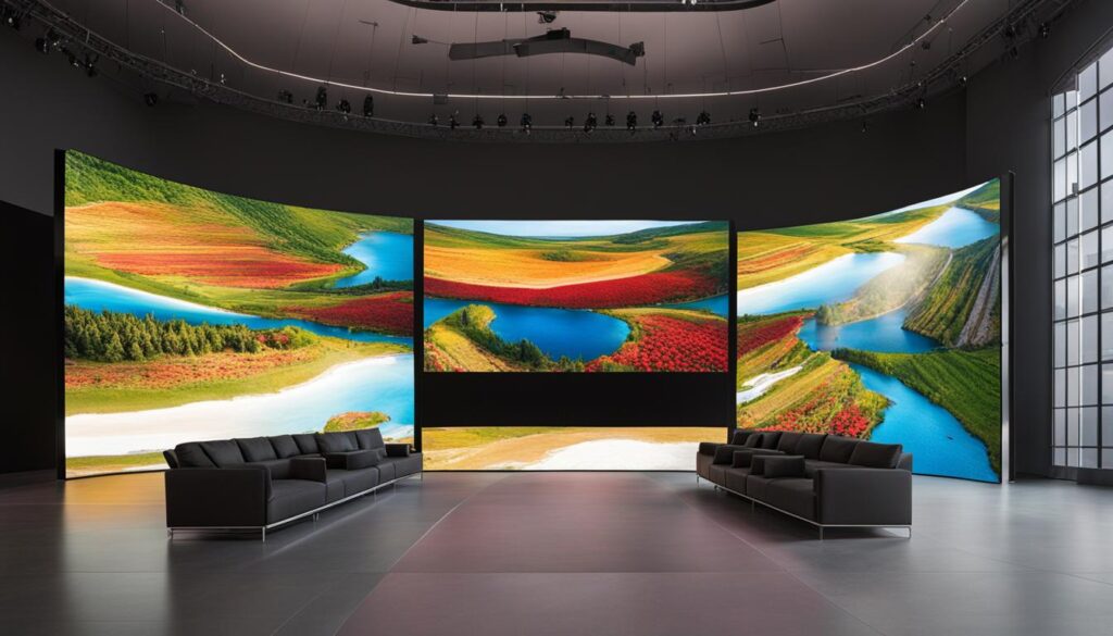 High-quality video wall High-quality video wall