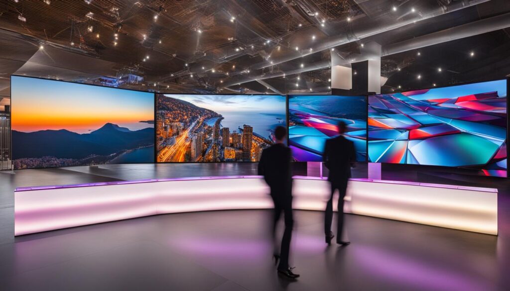 High-resolution video walls High-resolution video walls