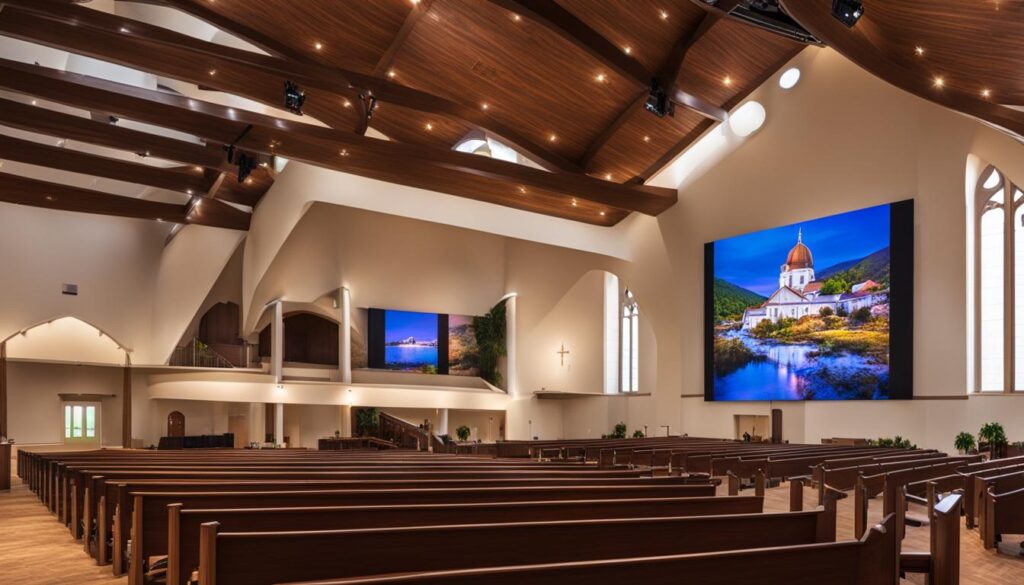 Jersey City church LED display Jersey City church LED display