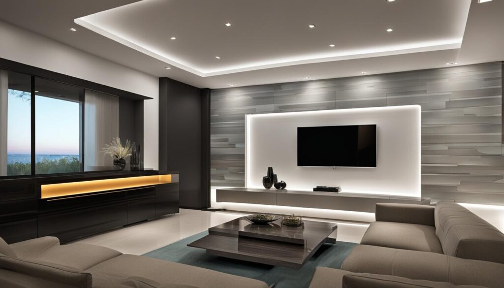 LED Panel Wall Installation