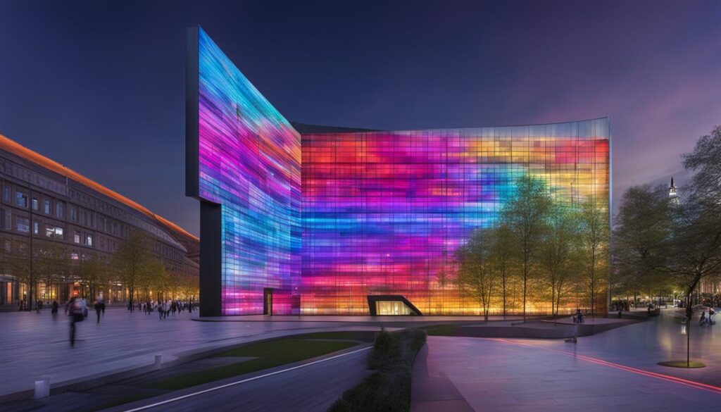 LED Panel Wall design in Cambridge