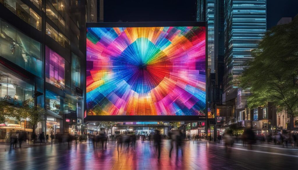 LED Screen in Action