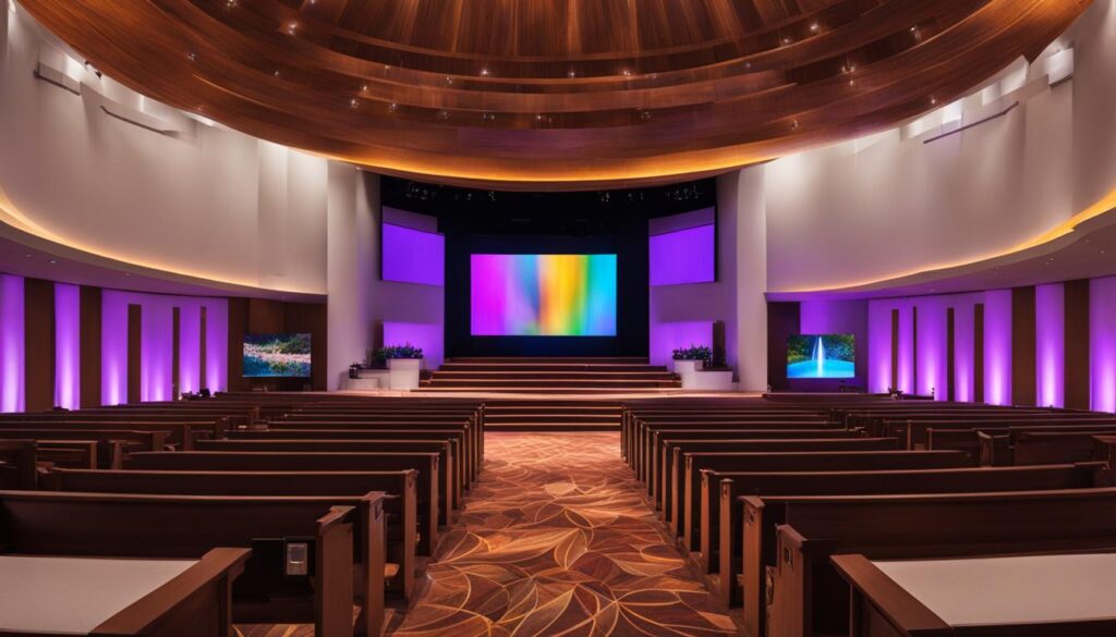 LED Video Wall for Worship Service LED Video Wall for Worship Service