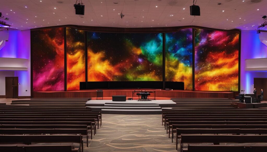 LED Wall for Church