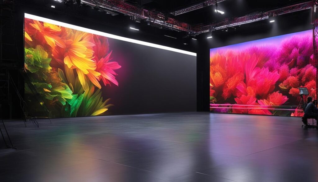 LED Wall installation