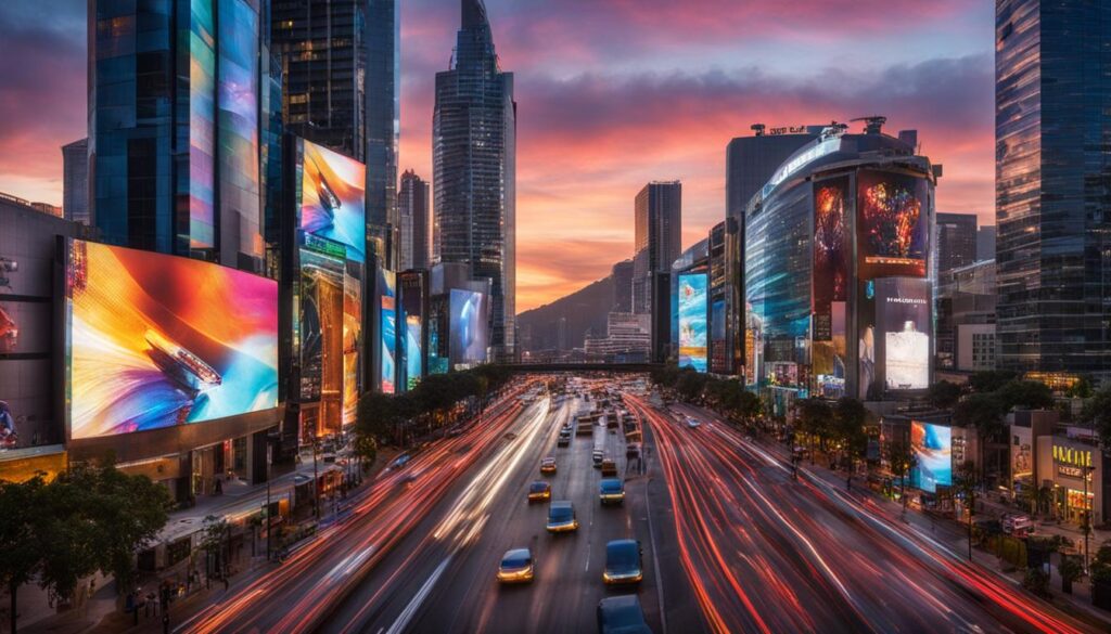 LED advertising screen and stage screens