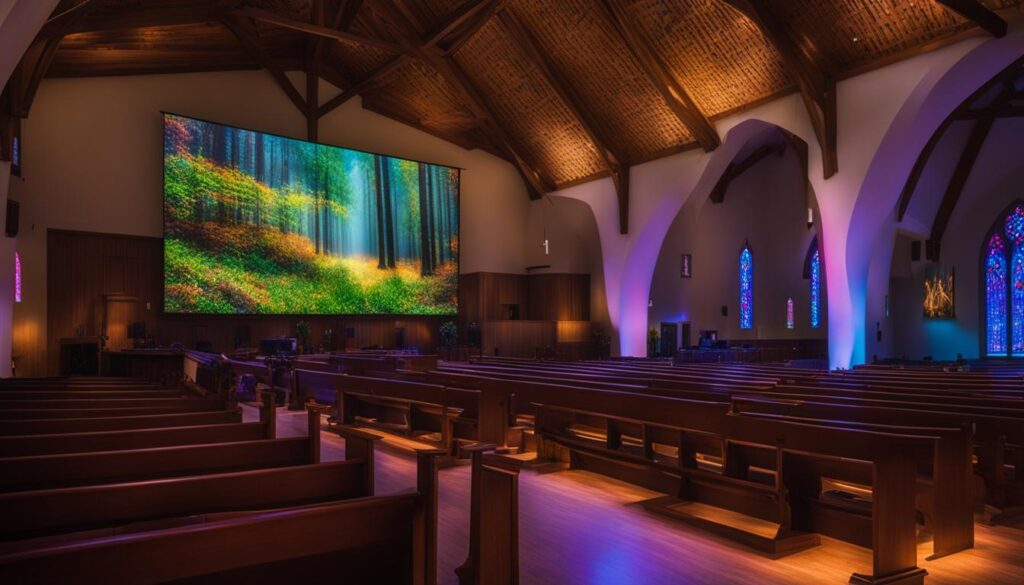 LED display for church LED display for church