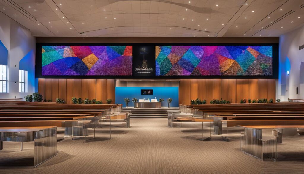 LED display for church in Atlanta LED display for church in Atlanta