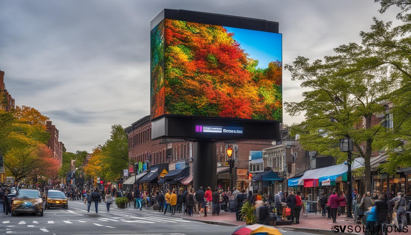 LED display screen in Brookline – Illuminate Your Message with Sound & Video Solutions