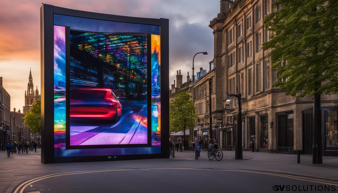 LED display screen in Cambridge with Sound & Video Solutions