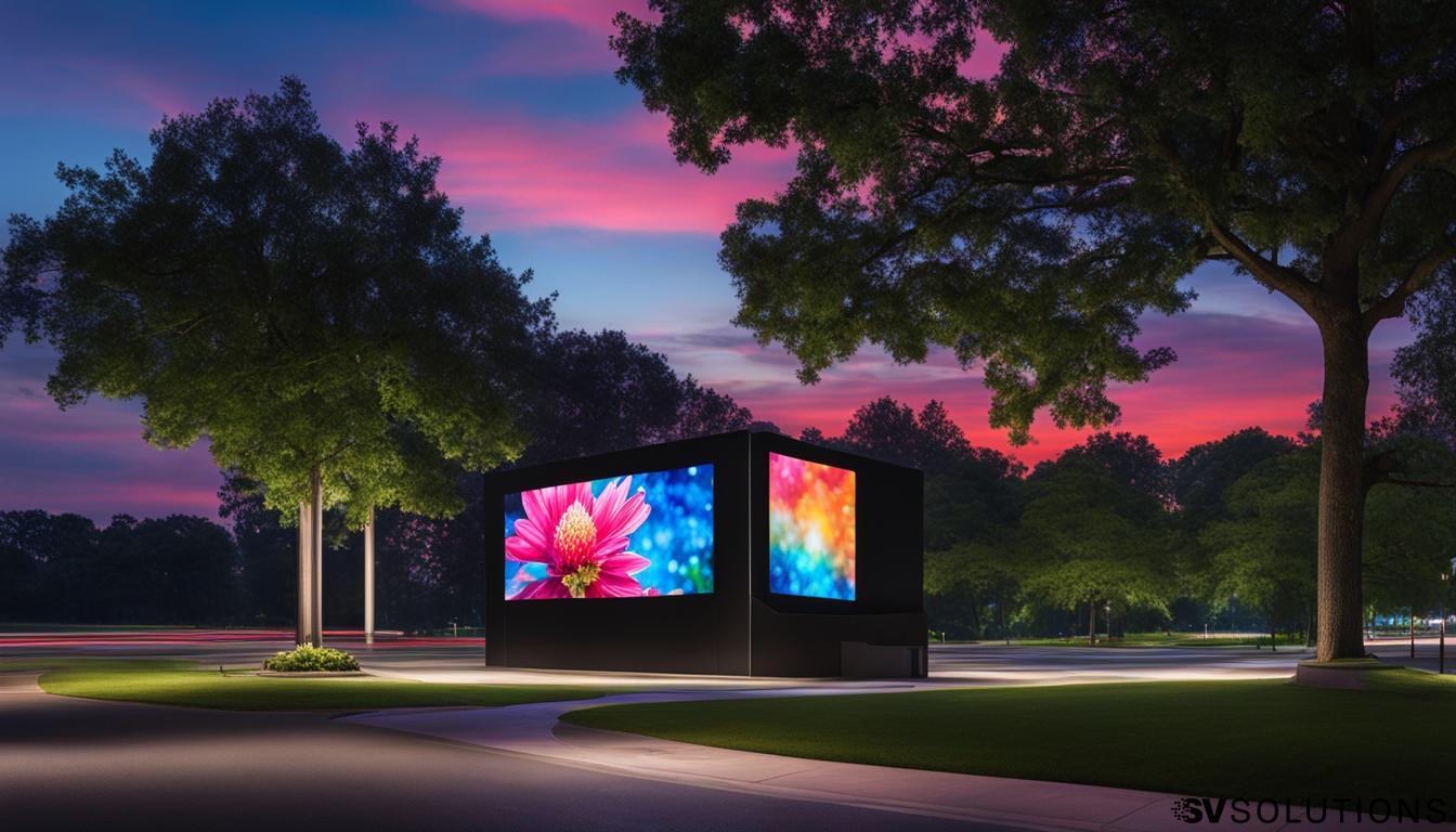 LED display screen in Chapel Hill with Sound & Video Solutions
