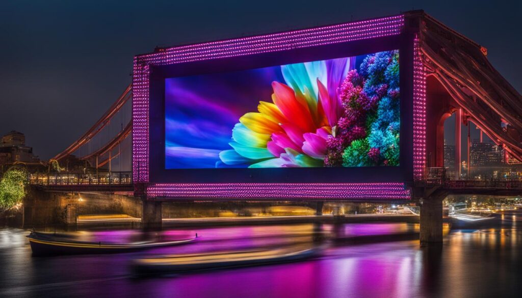 LED display wall image