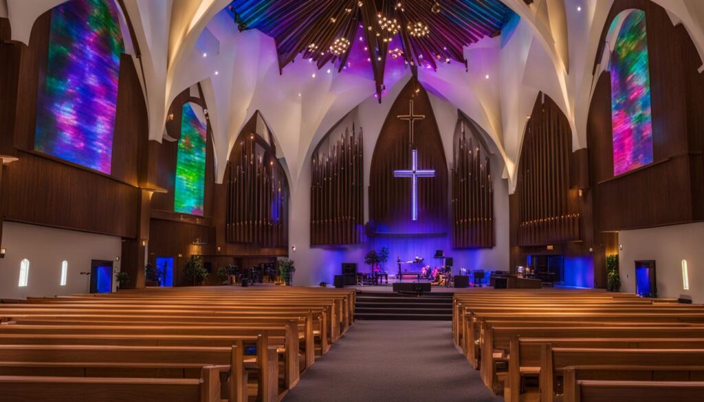 LED displays for churches in Marietta