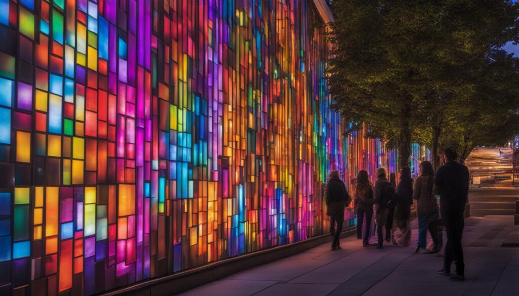 LED panel wall in Middletown