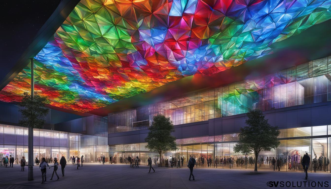 LED panel wall in Taunton