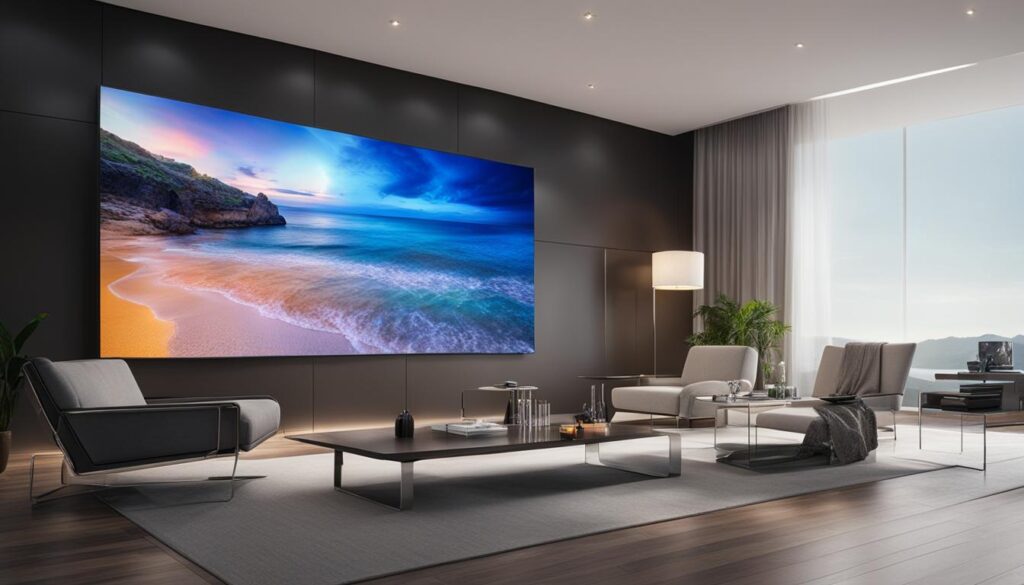 LED panel wall installation LED panel wall installation