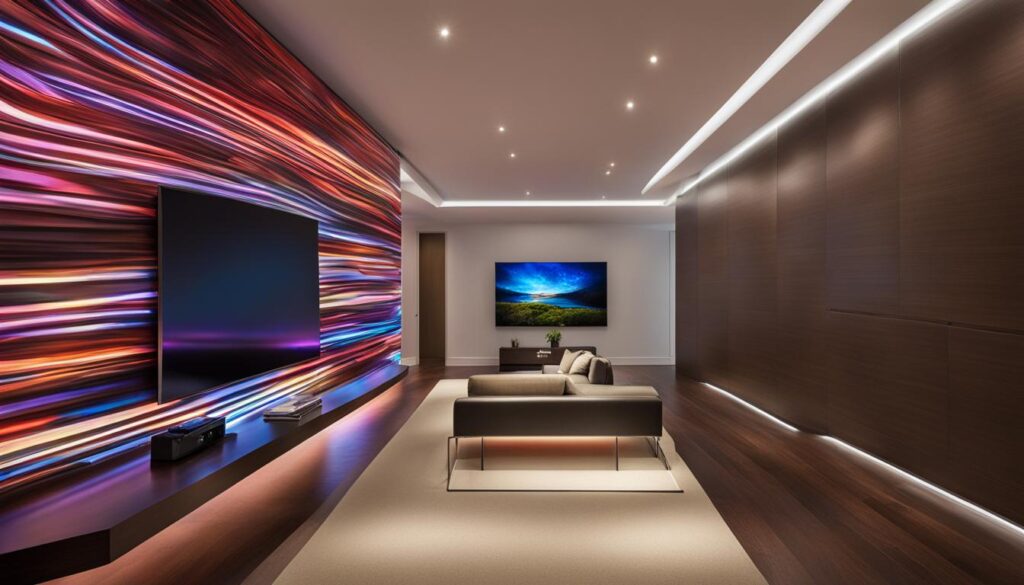 LED panel wall installation Brookline