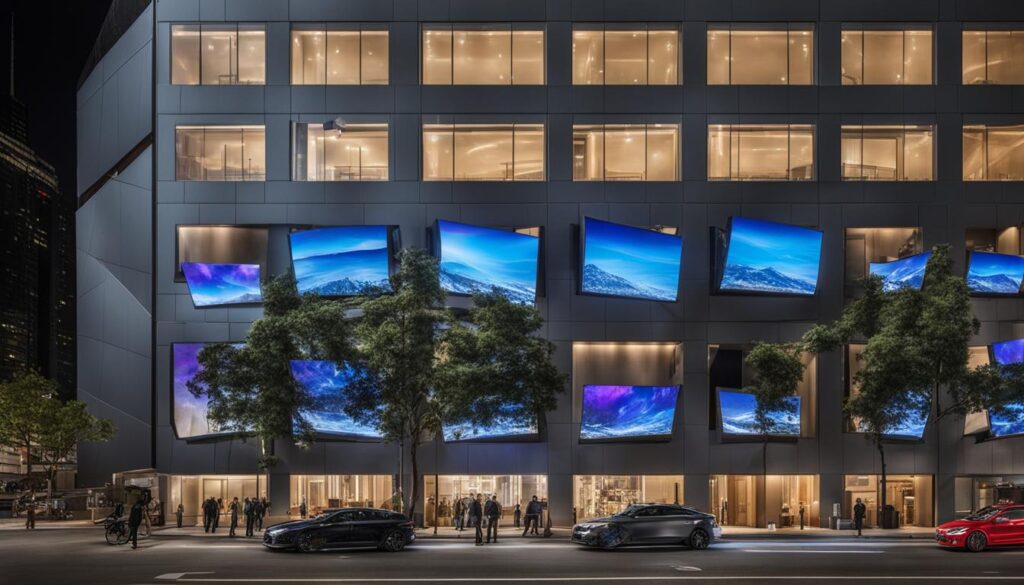 LED panel wall installation service