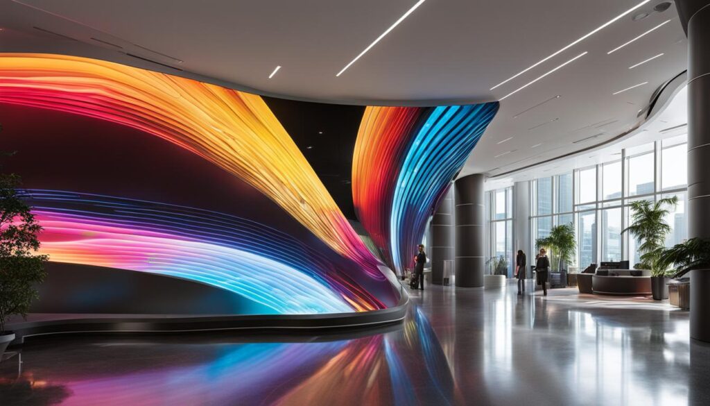 LED panel wall options LED panel wall options