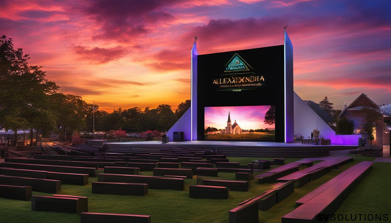 LED Screen for Church in Alexandria