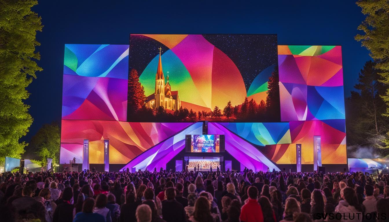 LED Screen for Church in Aurora