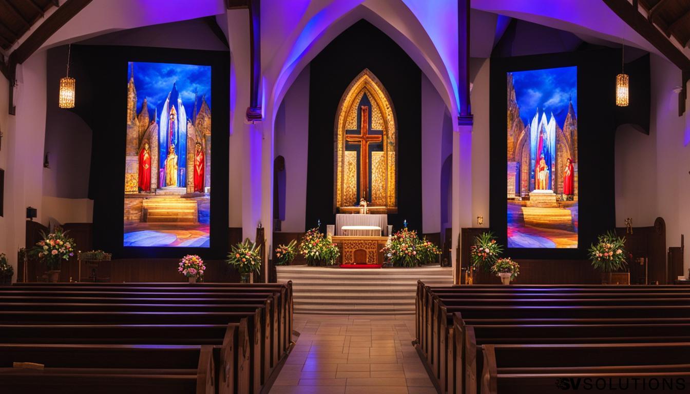 LED screen for church in Bella Vista