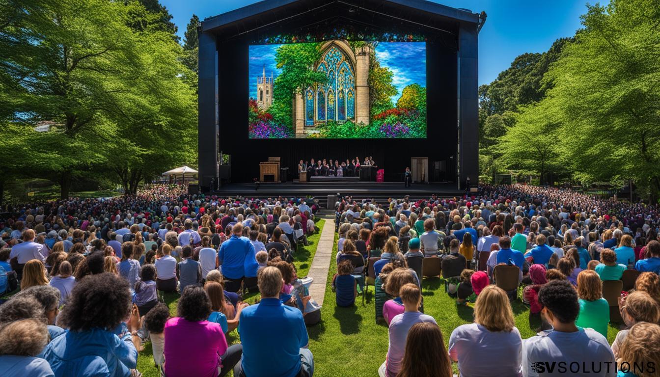 LED Screen for Church in Berwyn