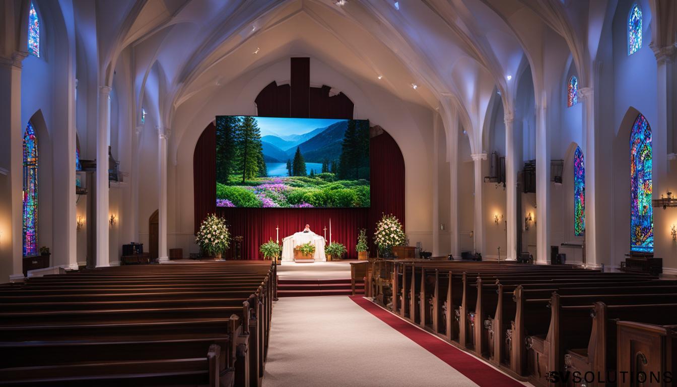 LED Screen for Church in Bessemer