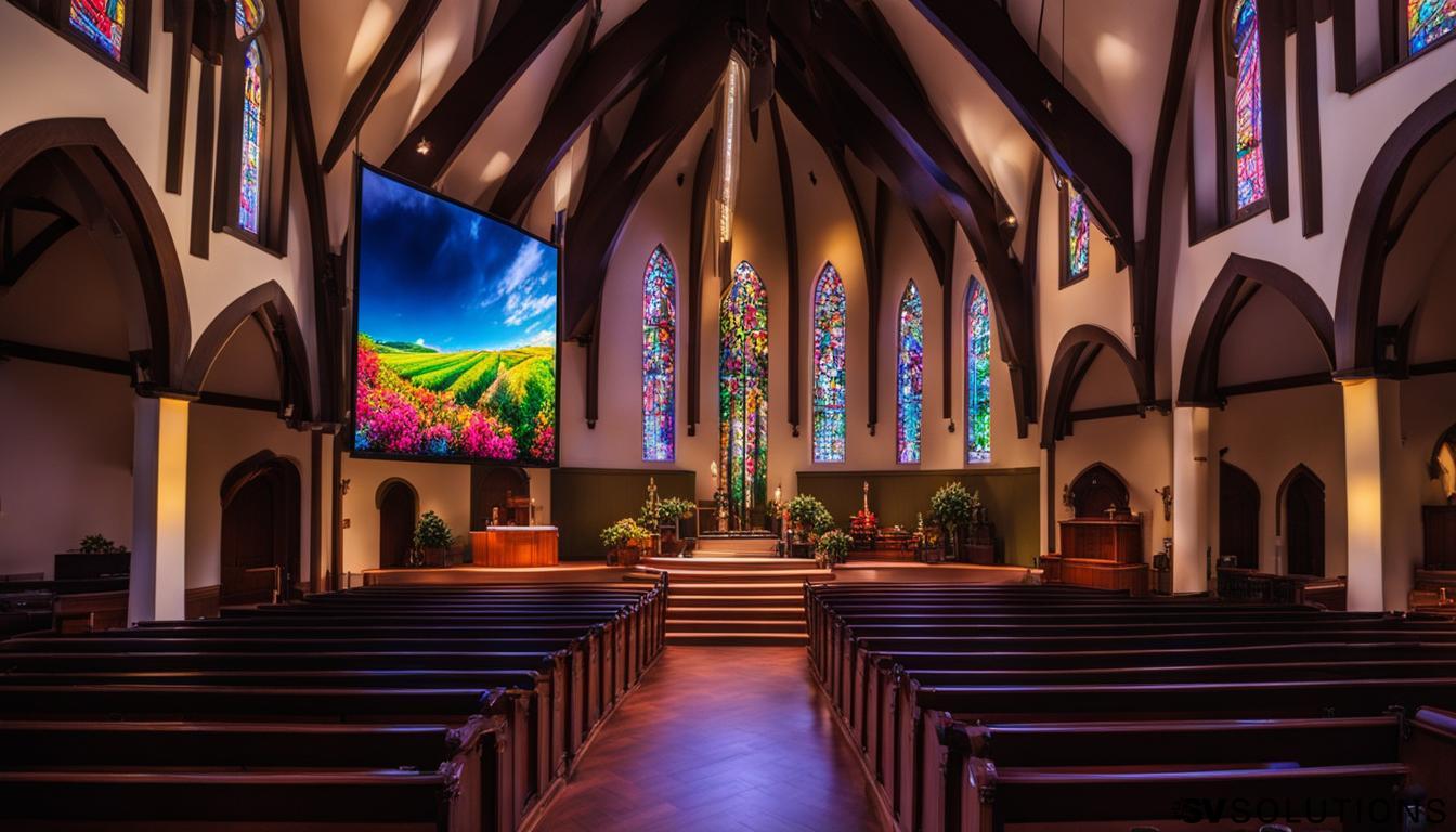 LED Screen for Church in Cabot: Enhancing Worship Experience
