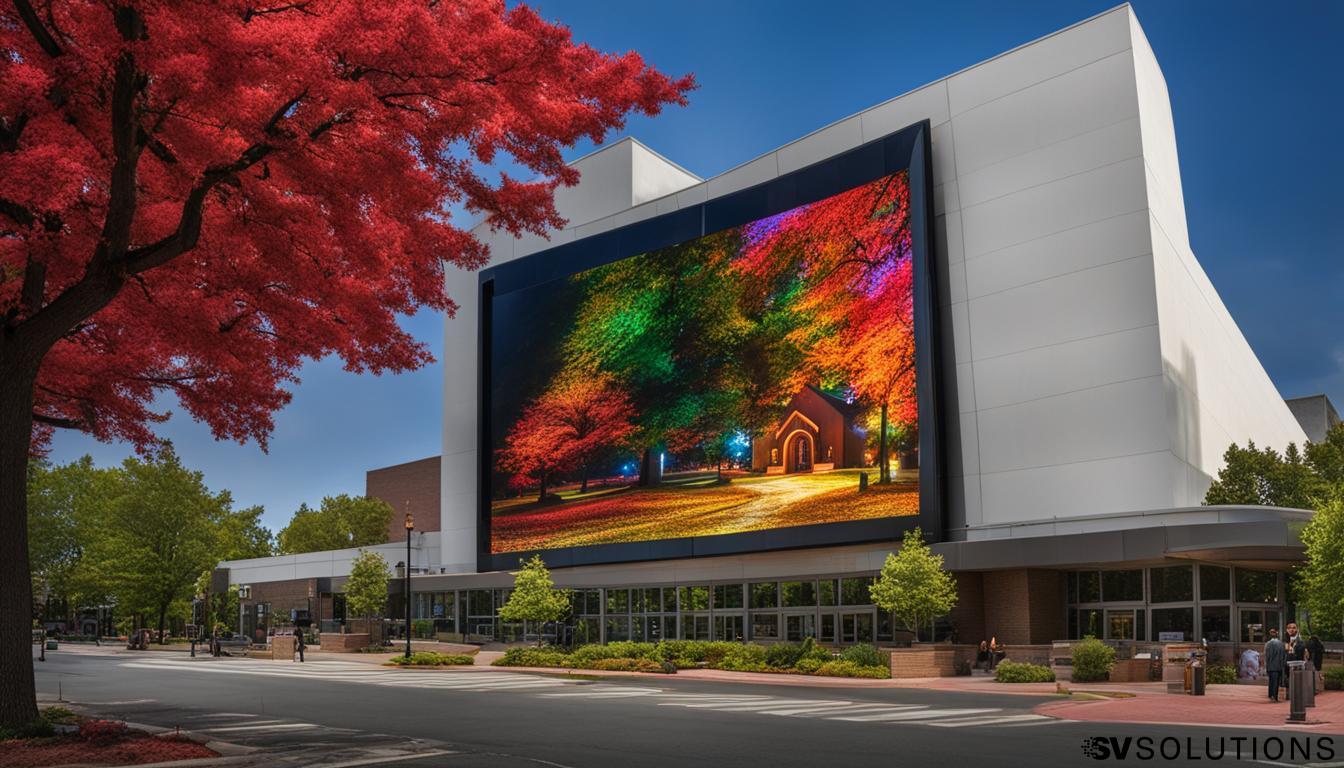 LED screen for church in Cherry Hill