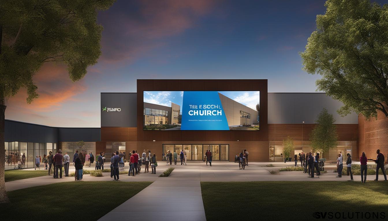 LED Screen for Church in Commerce City