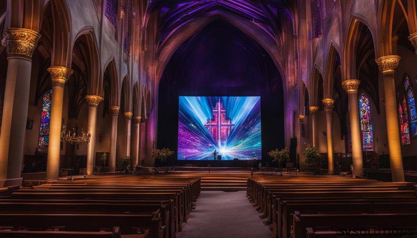 Enhance Your Worship Experience with Our LED Screen for Church in Elgin