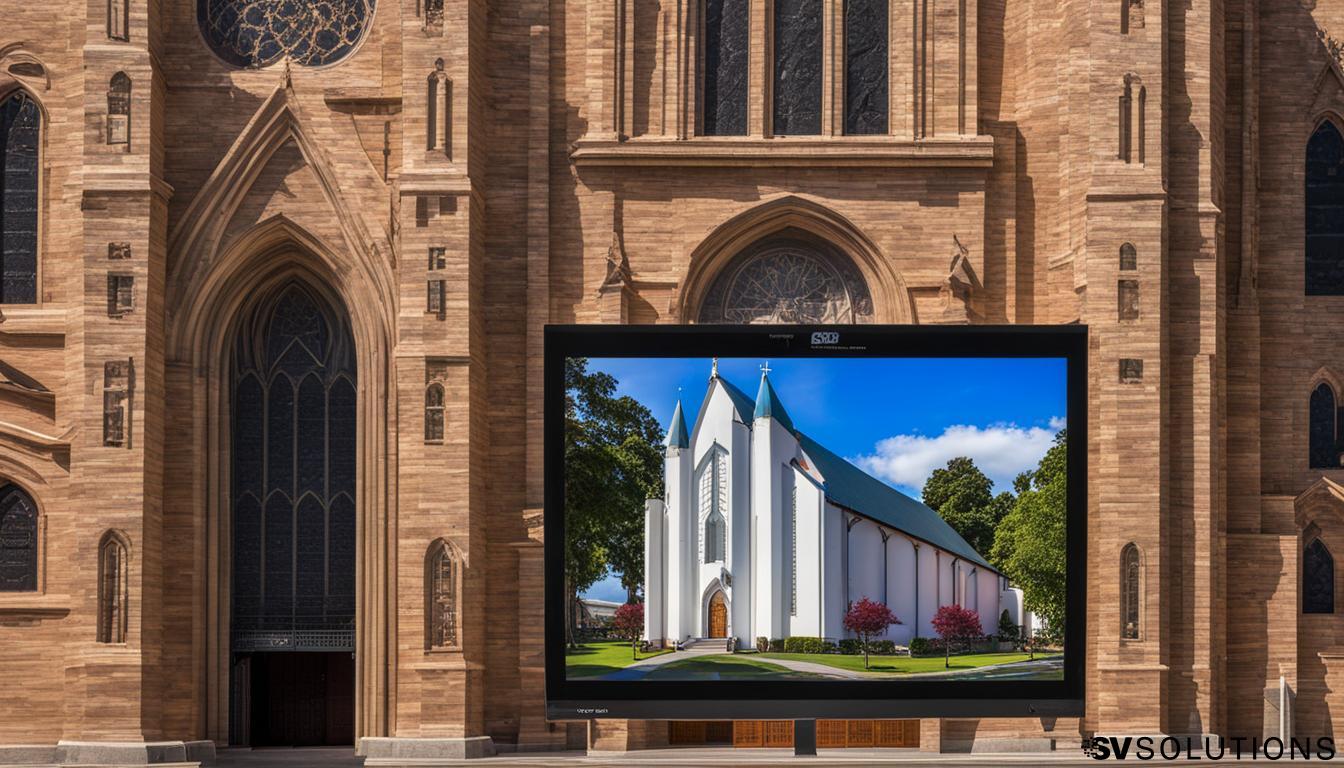 LED Screen for Church in Elizabeth