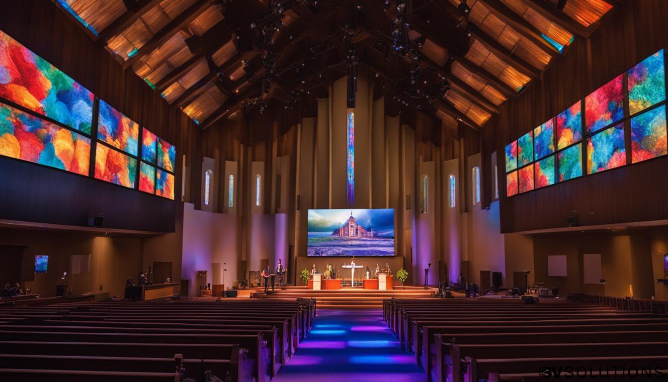 LED screen for church in Fayetteville