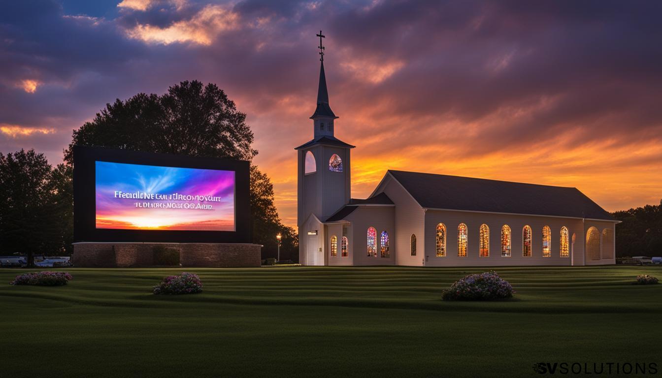 LED Screen Solutions for Churches in Franklin Township