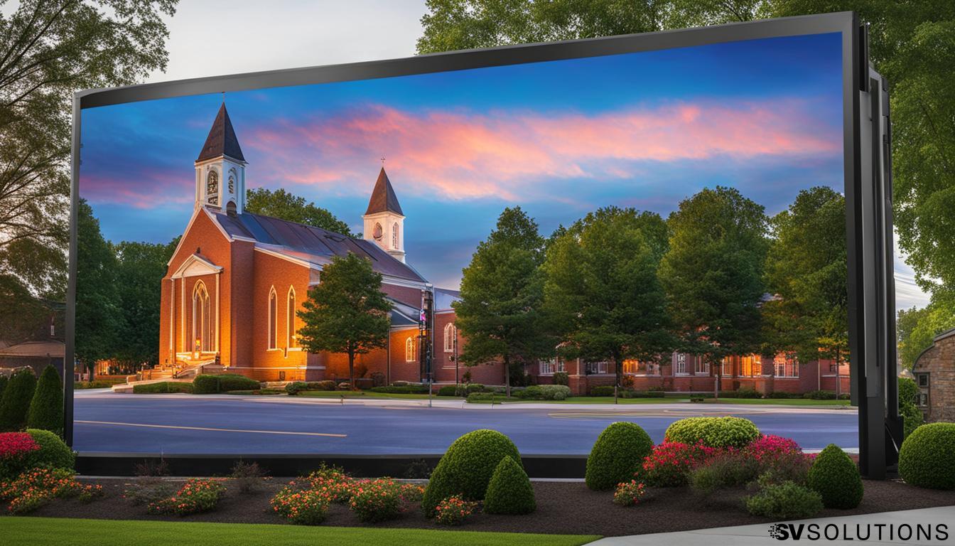 LED Screen for Church in Greensboro