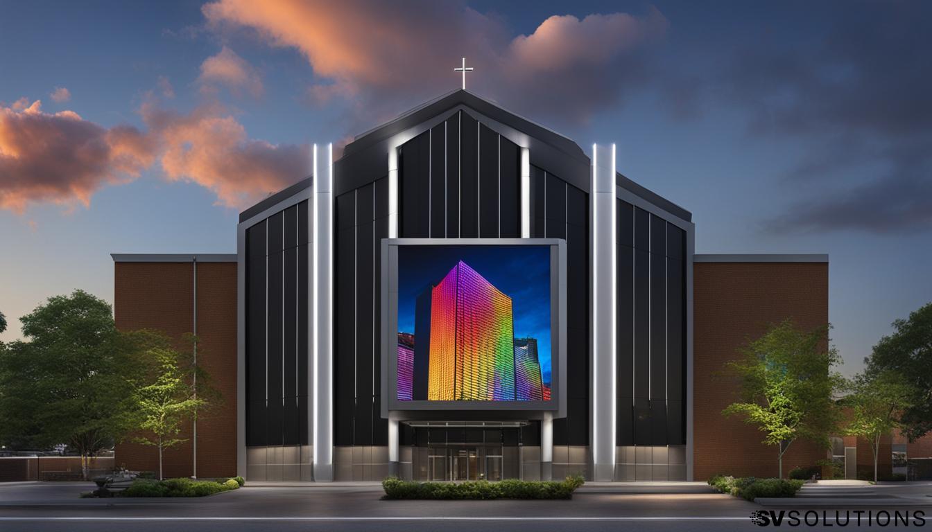 LED Screen for Church in Hamilton