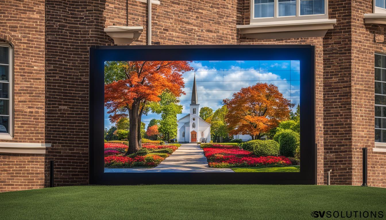 LED Screen for Church in Herndon: Enhancing Worship Experience