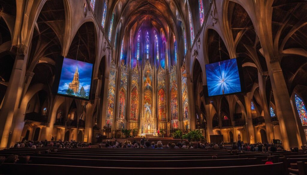 LED screen for church in Jacksonville