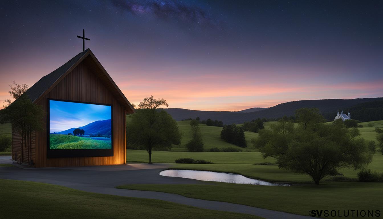 LED Screen for Church in Lynn