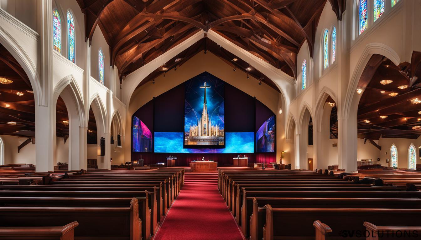 LED Screen for Church in Newark: Transforming Worship Experience