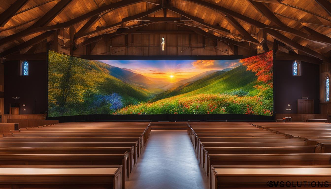 LED Screen for Church in Paterson: Enhancing Audiovisual Experiences and Engaging Congregations