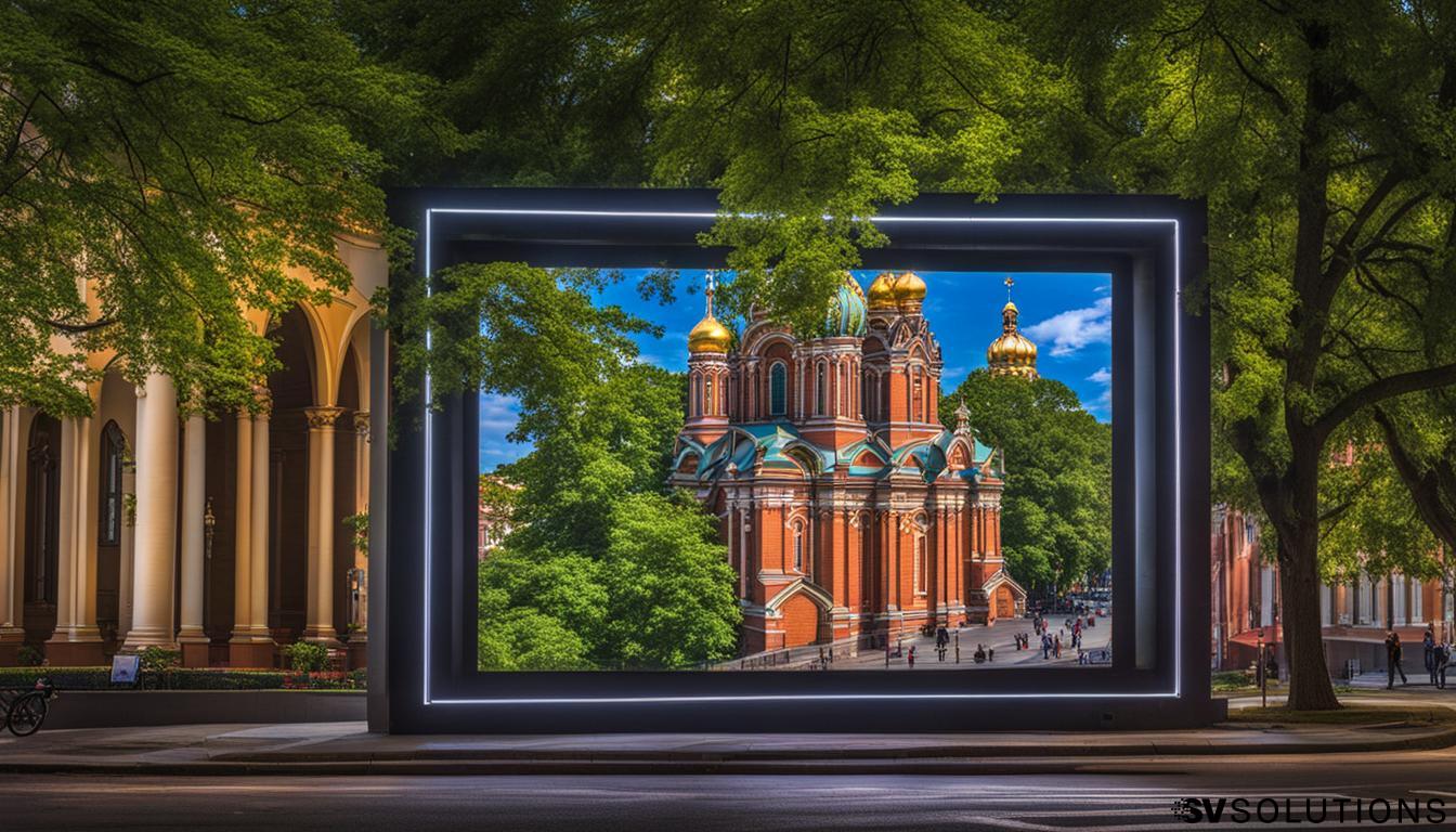 LED Screen for Church in Petersburg