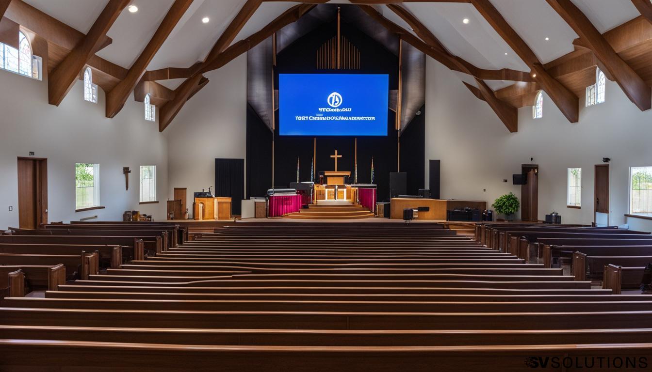 LED screen for church in Pine Bluff