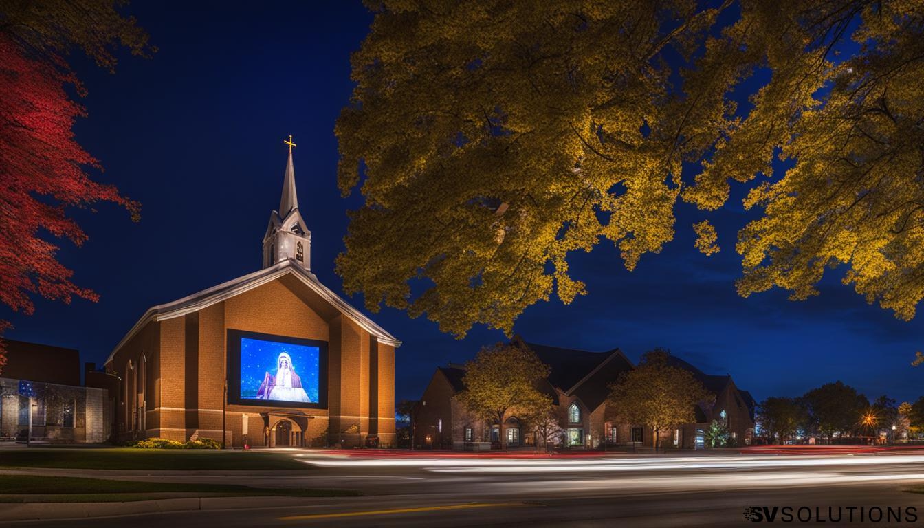 LED Screen for Church in Rockford