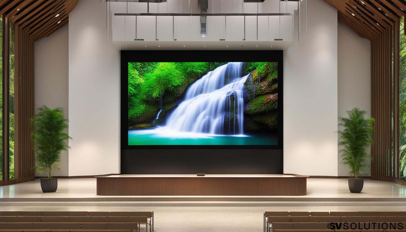 LED Screen for Church in Springdale: Enhancing Worship Experience