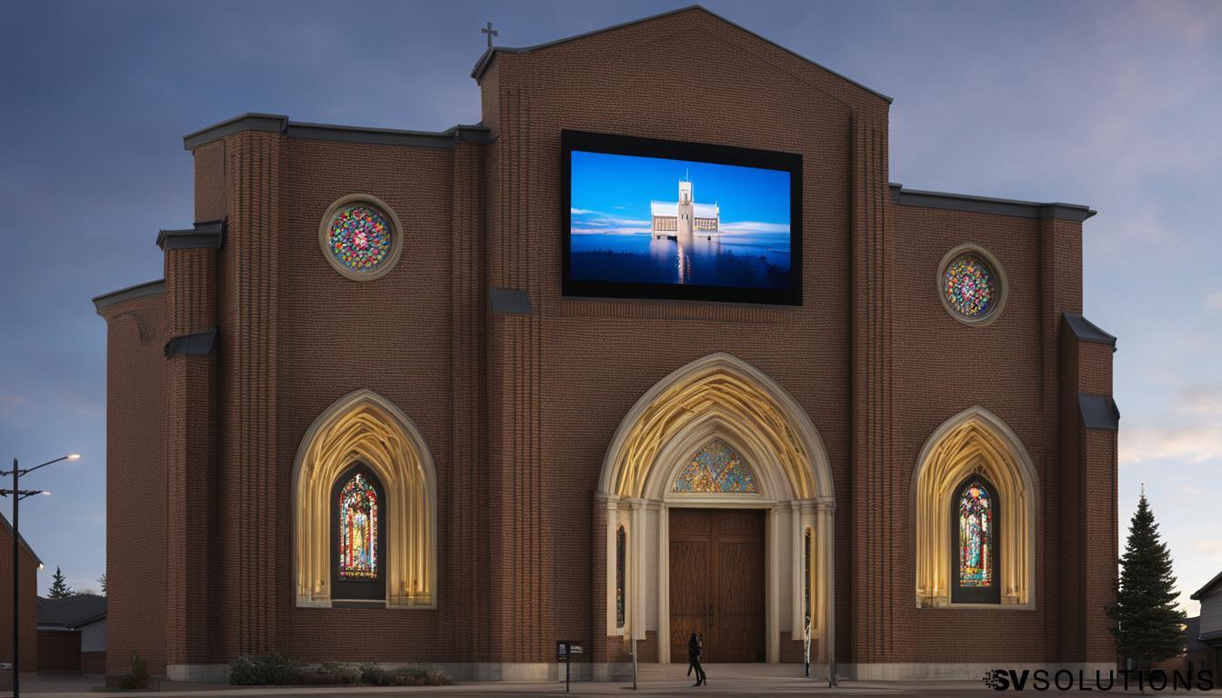 LED Screen for Church in Thornton