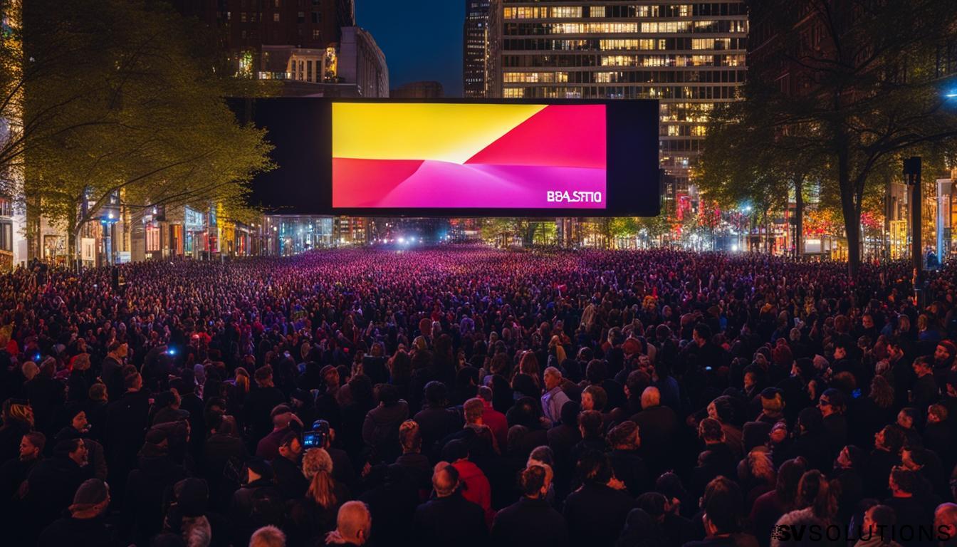 LED screen in Boston: Enhance Your Business or Event Today!